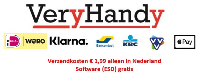 verzenden 1.99 op veryhandy.eu