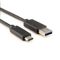 USB C  gen 3,1 kabel USB A kleur zwart