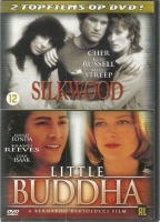 Silkwood / Little Buddha 2 Topfilms op 1 DVD (1983/ 1993) Thriller / Drama - (Refurbished) 12/ AL+