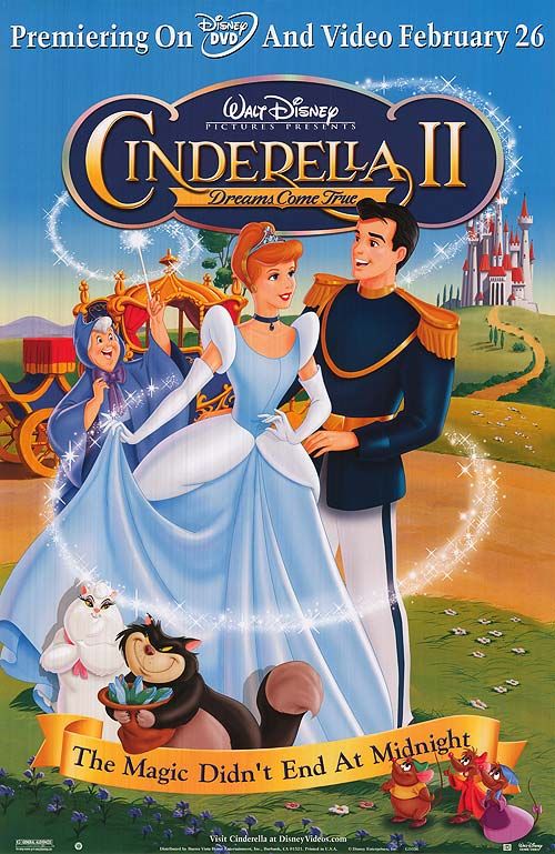 Assepoester II: Dromen Komen Uit/ Cinderella II: Dreams Come True (2002) Animatie - (Refurbished) AL